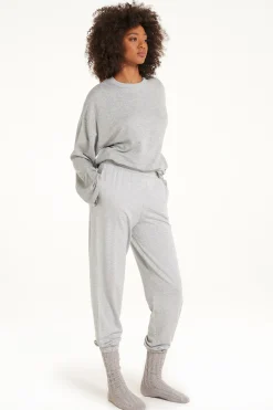 Fleece-Lined Jogging Pants - Pajama Sets - Women | Tezenis