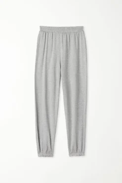 Fleece-Lined Jogging Pants - Pajama Sets - Women | Tezenis