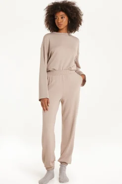 Fleece-Lined Jogging Pants - Pajama Sets - Women | Tezenis