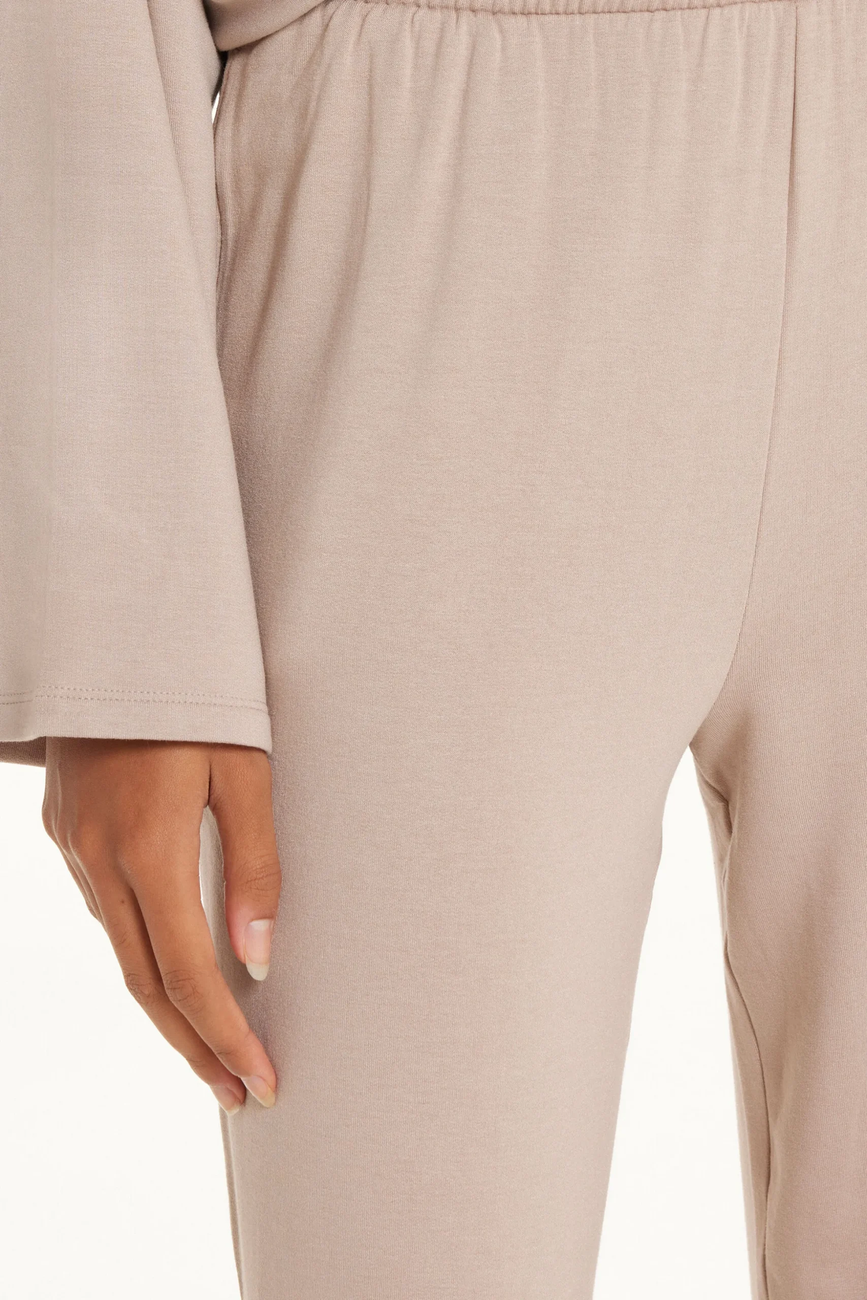 Fleece-Lined Jogging Pants - Pajama Sets - Women | Tezenis