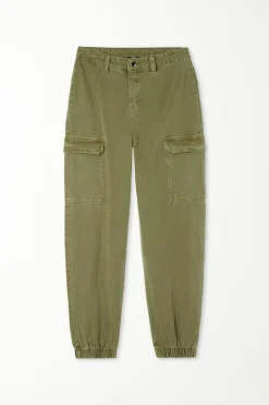 Full Length Cargo Jeans - Pants - Women | Tezenis