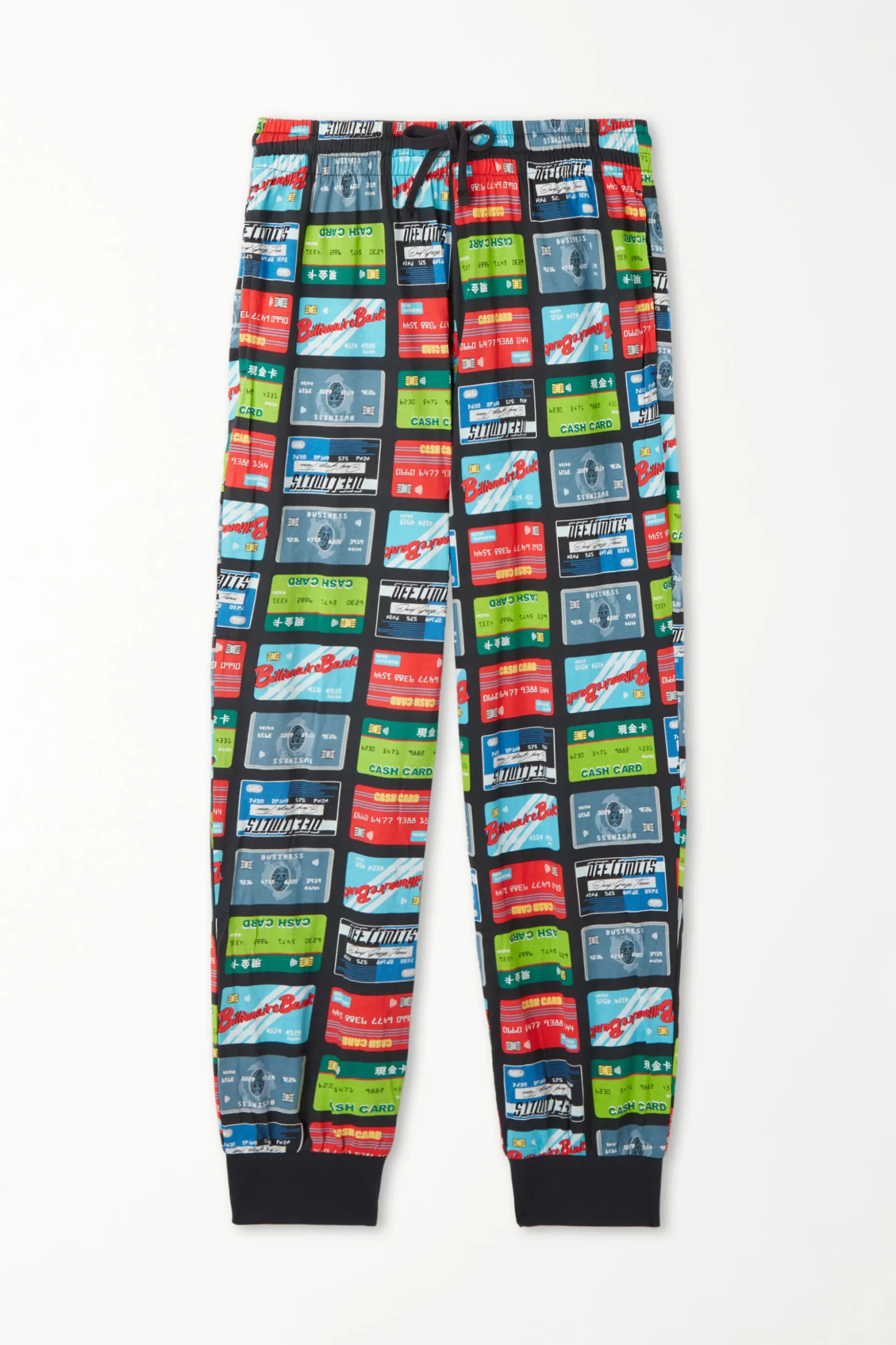 Full Length Cotton Pants With Cuffs - Long Pajamas - Men | Tezenis