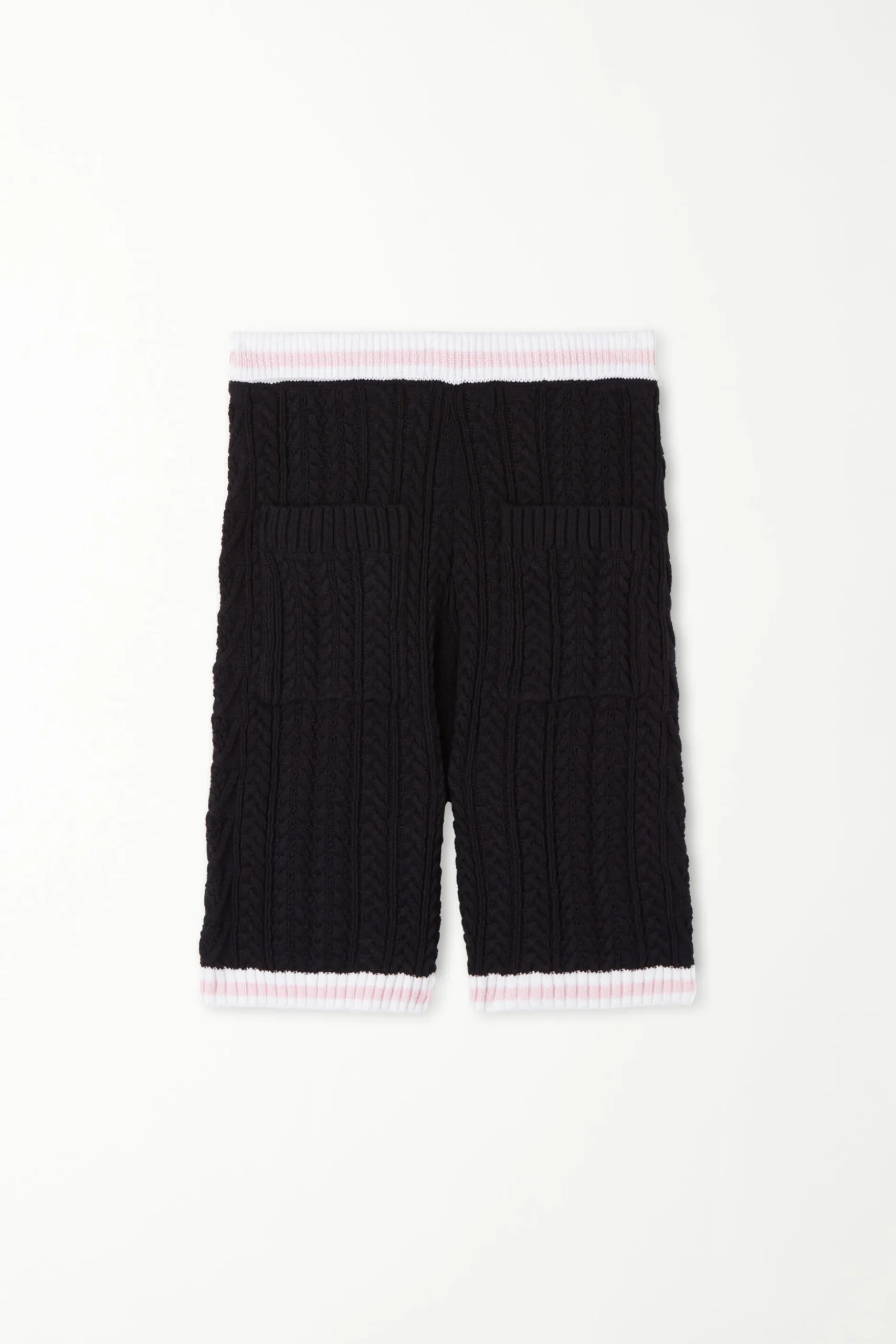 Full-Fashioned Open Knit Fabric Shorts With Pockets - Shorts - Women | Tezenis