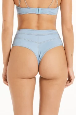 Glam Denim High-Waisted Hipsters - French Cut - Women | Tezenis