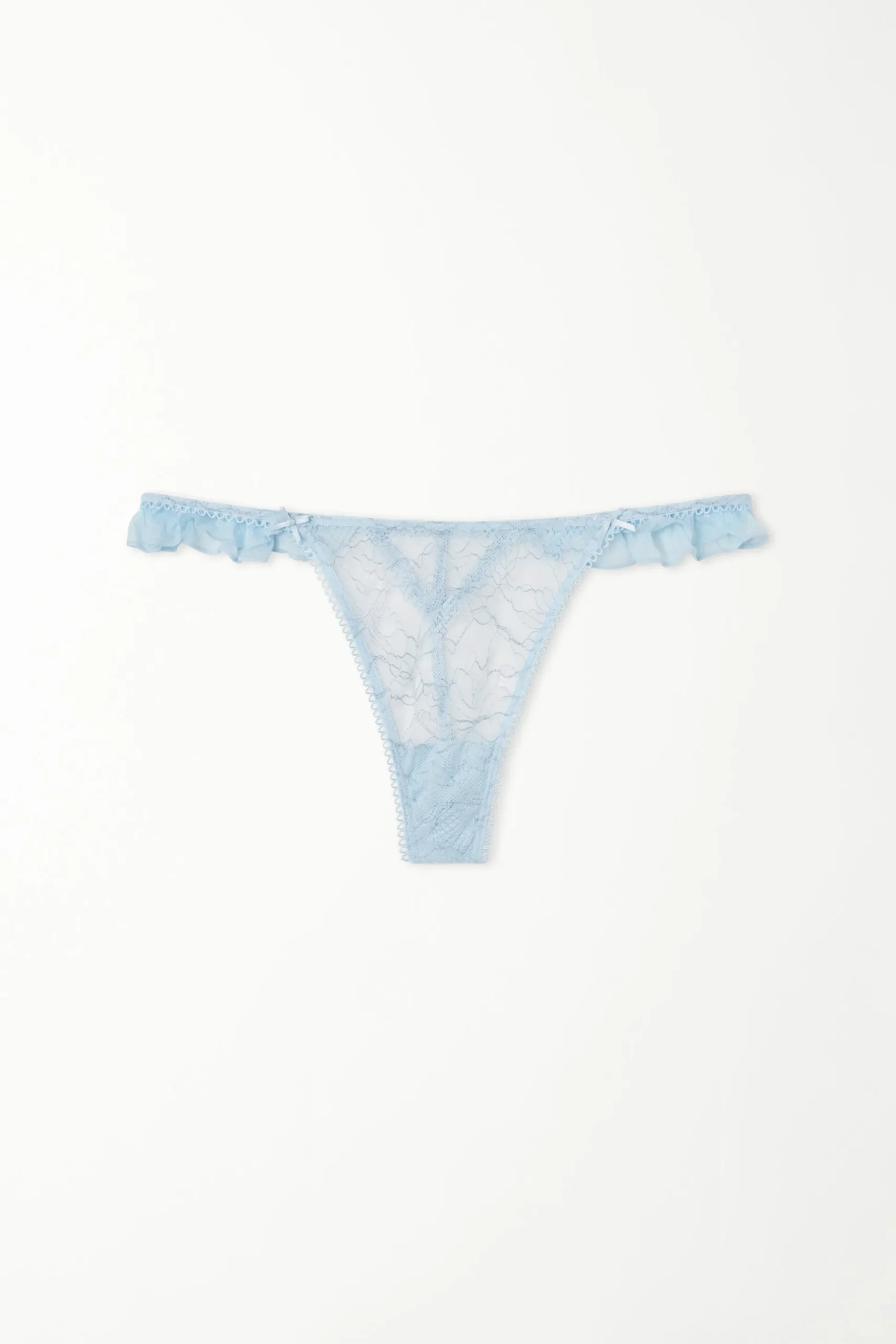 Glitter Garden Lace High Leg String Thong - G-strings And Thongs - Women | Tezenis