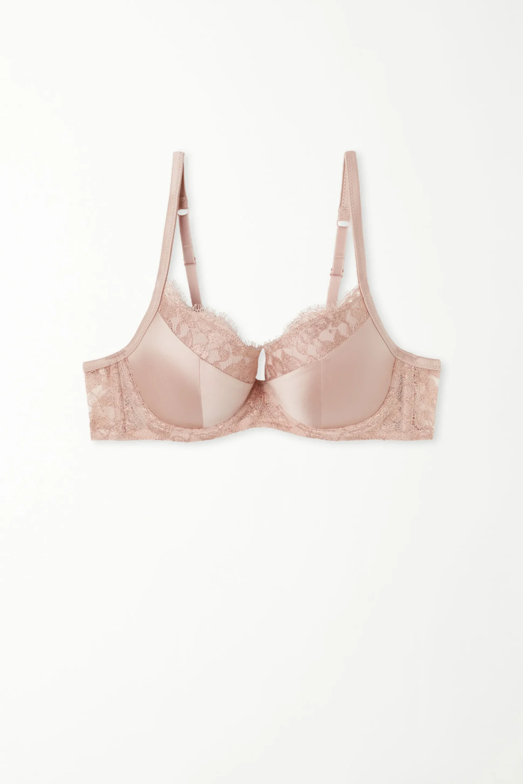 Golden Princess Lace Berlin Balconette Bra - Push-up - Women | Tezenis