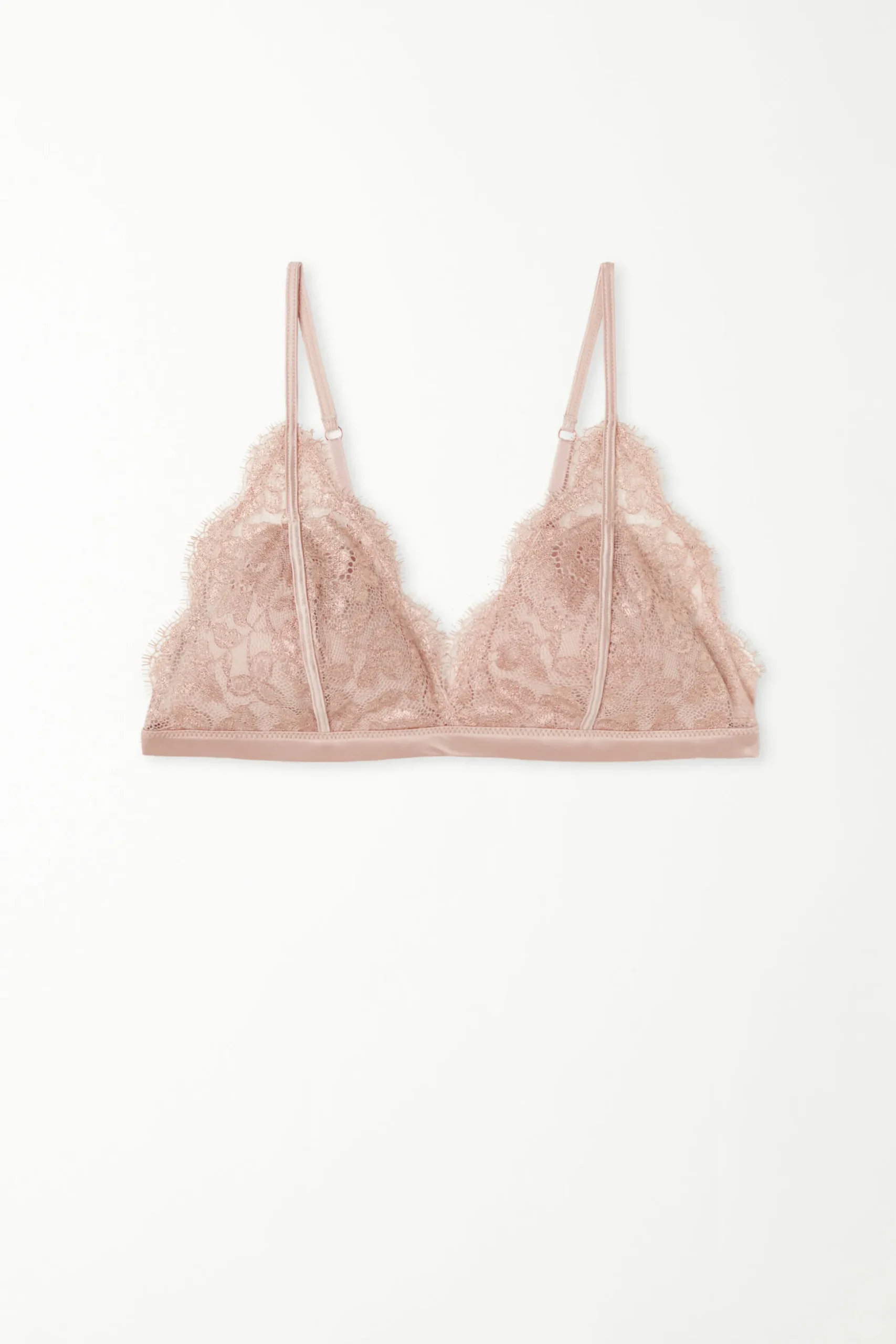 Golden Princess Lace Havana Triangle Bra - Bralette - Women | Tezenis