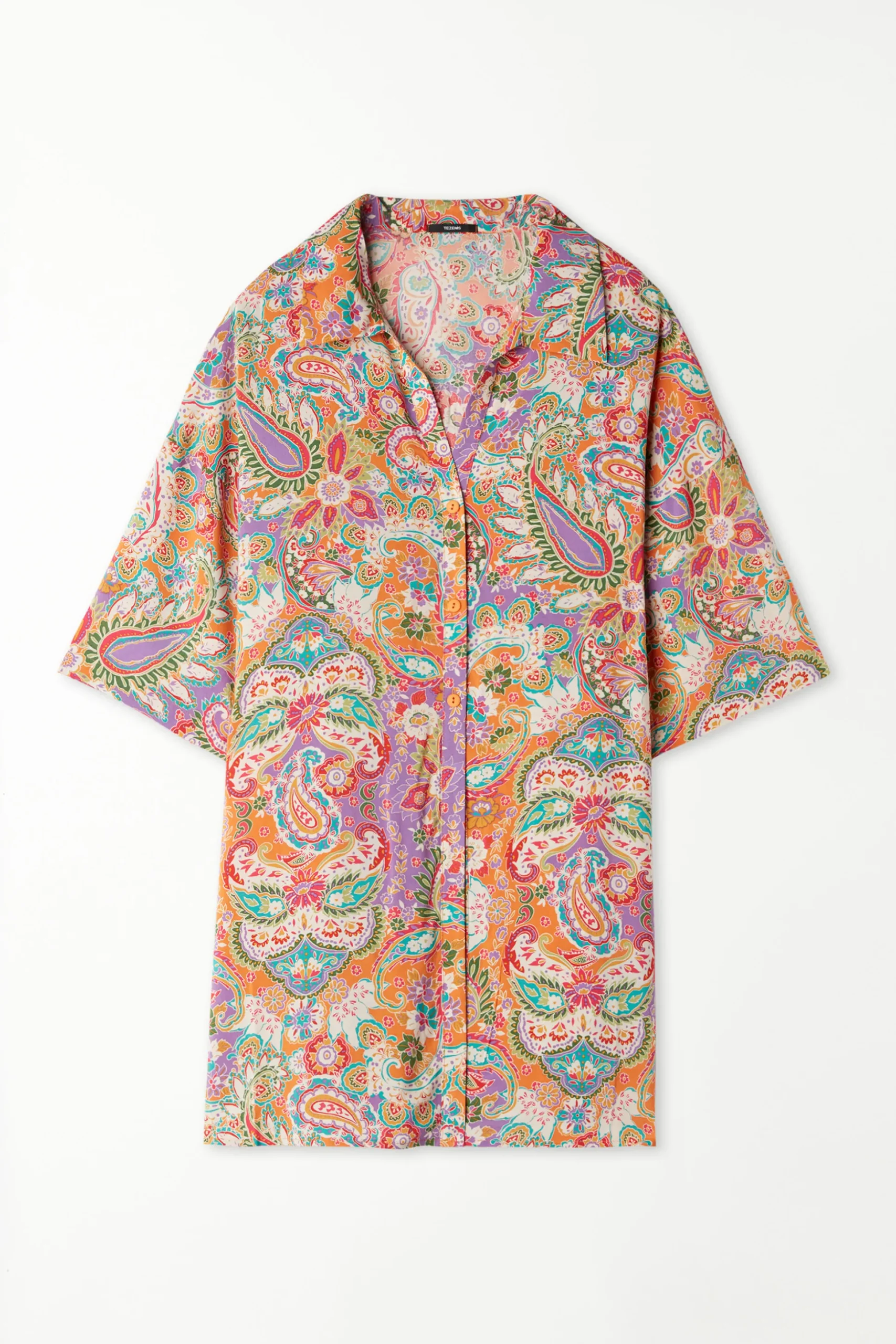 Half-sleeve Cloth Shirt - Short-Sleeved Tops - Women | Tezenis
