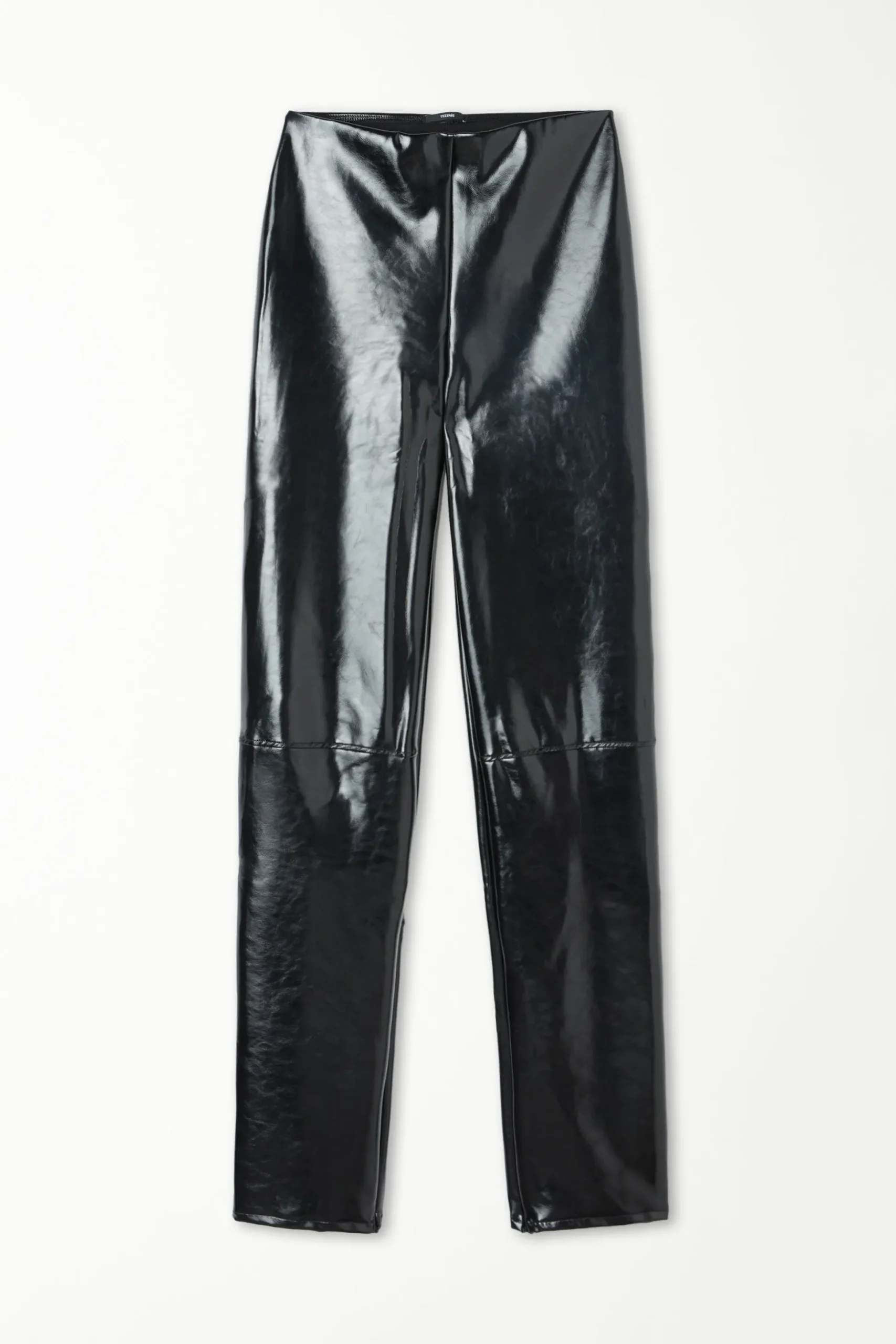 Hammered-Effect Vinyl Pants - Pants - Women | Tezenis