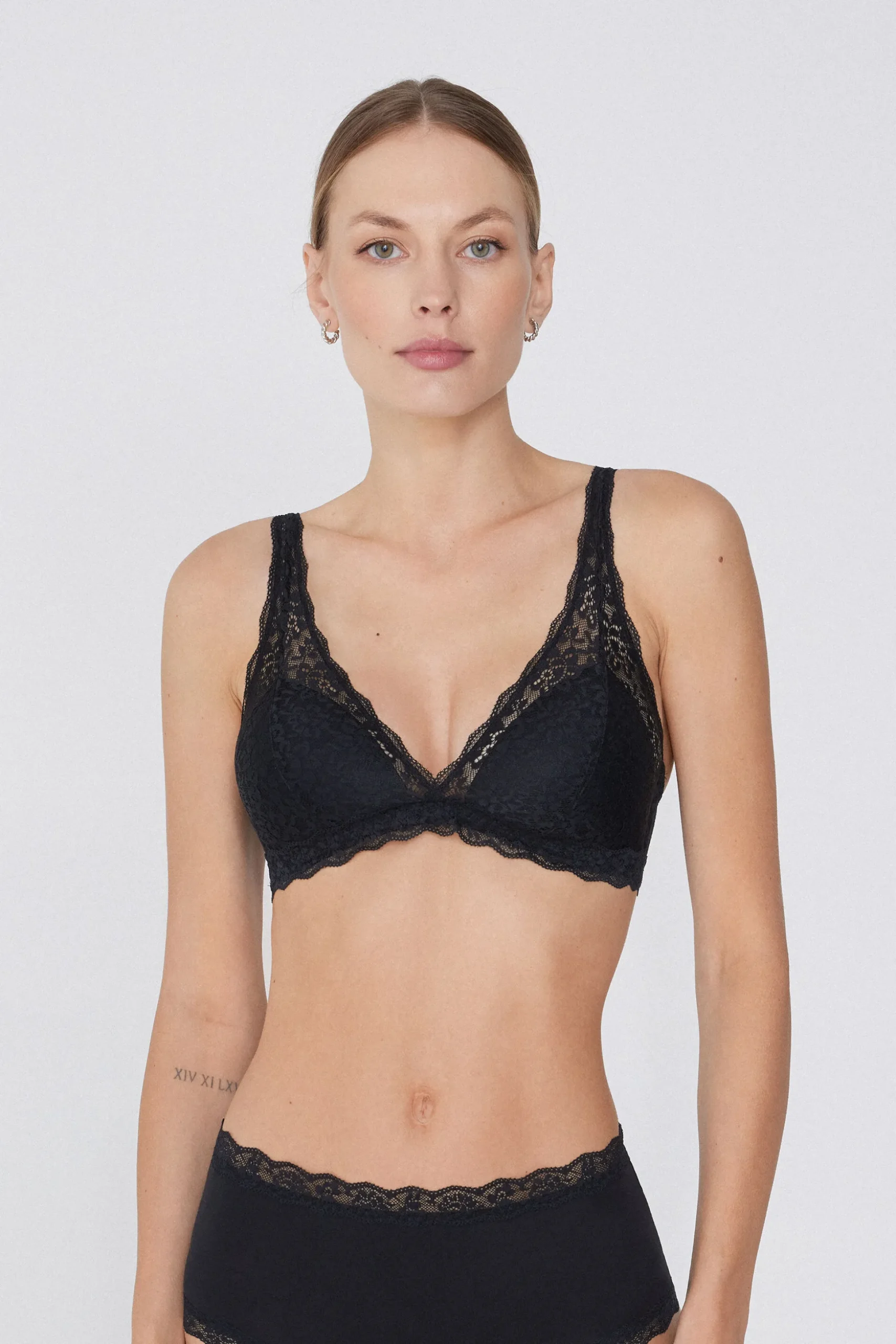 Havana Recycled Lace Triangle Bra - Bralette - Women | Tezenis