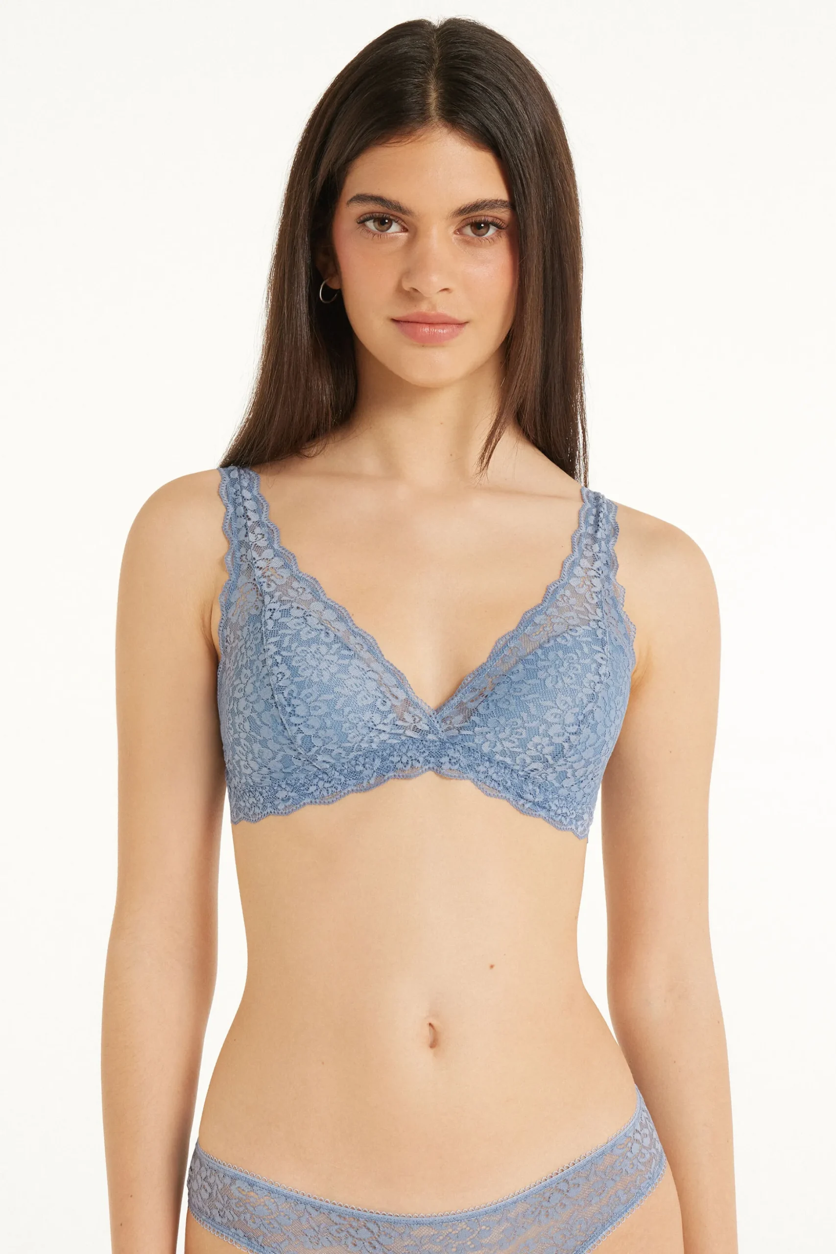 Havana Recycled Lace Triangle Bra - Bralette - Women | Tezenis