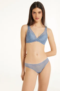 Havana Recycled Lace Triangle Bra - Bralette - Women | Tezenis