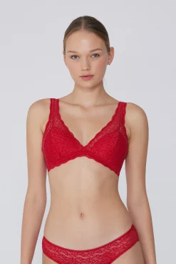 Havana Recycled Lace Triangle Bra - Bralette - Women | Tezenis