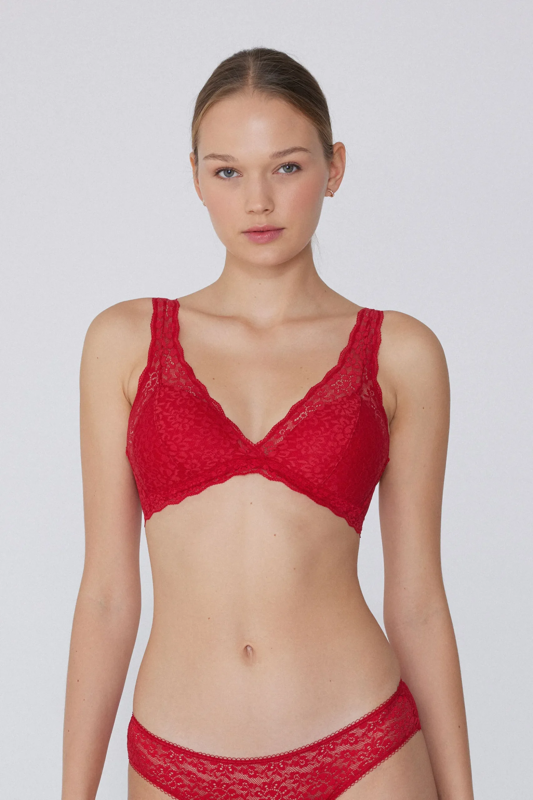 Havana Recycled Lace Triangle Bra - Bralette - Women | Tezenis