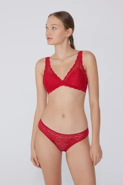 Havana Recycled Lace Triangle Bra - Bralette - Women | Tezenis