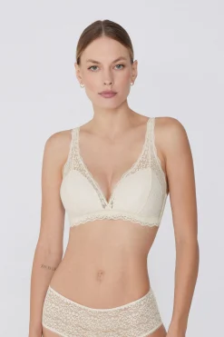 Havana Recycled Lace Triangle Bra - Bralette - Women | Tezenis
