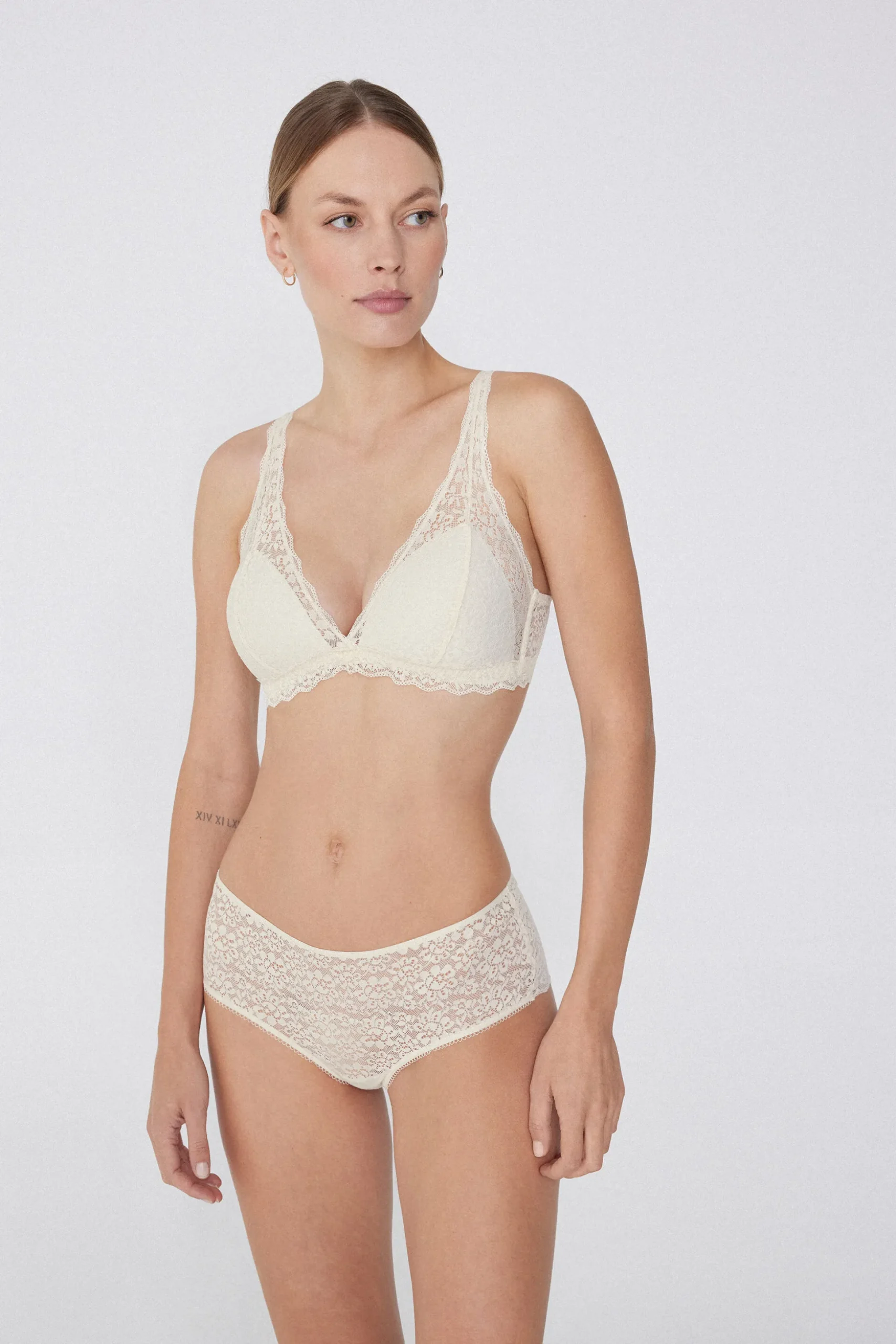 Havana Recycled Lace Triangle Bra - Bralette - Women | Tezenis