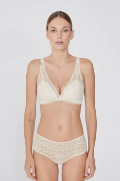 Havana Recycled Lace Triangle Bra - Bralette - Women | Tezenis