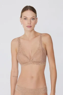 Havana Recycled Lace Triangle Bra - Bralette - Women | Tezenis