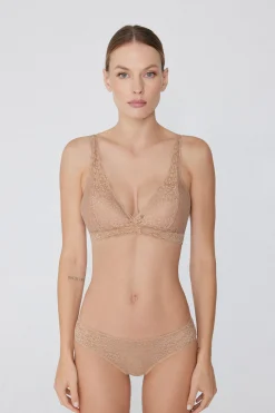 Havana Recycled Lace Triangle Bra - Bralette - Women | Tezenis