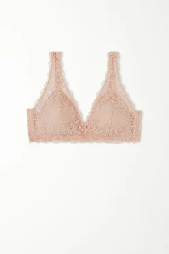 Havana Recycled Lace Triangle Bra - Bralette - Women | Tezenis