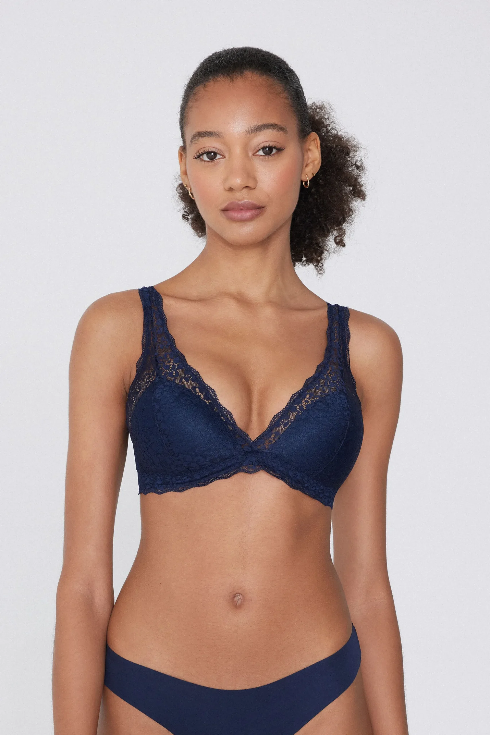 Havana Recycled Lace Triangle Bra - Bralette - Women | Tezenis