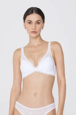 Havana Recycled Lace Triangle Bra - Bralette - Women | Tezenis