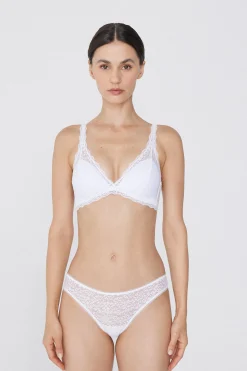 Havana Recycled Lace Triangle Bra - Bralette - Women | Tezenis