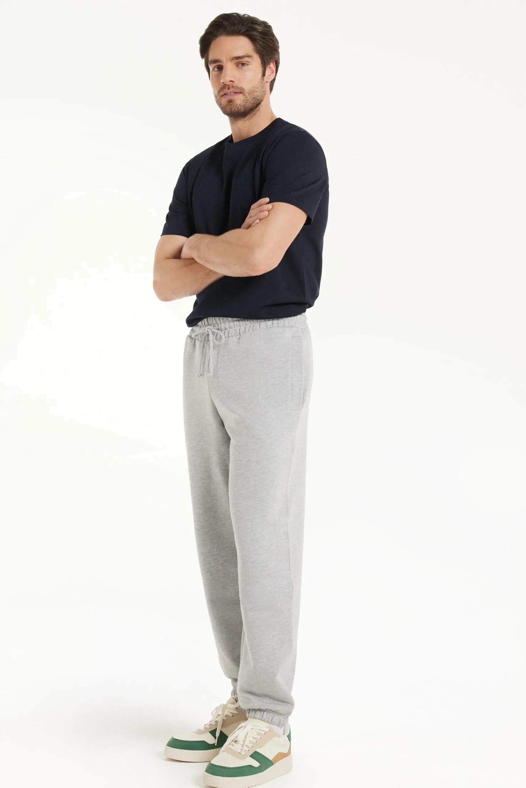 Heavy Fabric Sweatpants With Pockets - Long Pants - Men | Tezenis