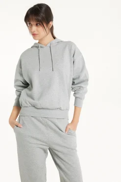 Heavy Long-Sleeved Hoodie - Tracksuits - Women | Tezenis