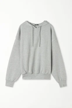 Heavy Long-Sleeved Hoodie - Tracksuits - Women | Tezenis
