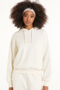 Heavy Long-Sleeved Hoodie - Tracksuits - Women | Tezenis