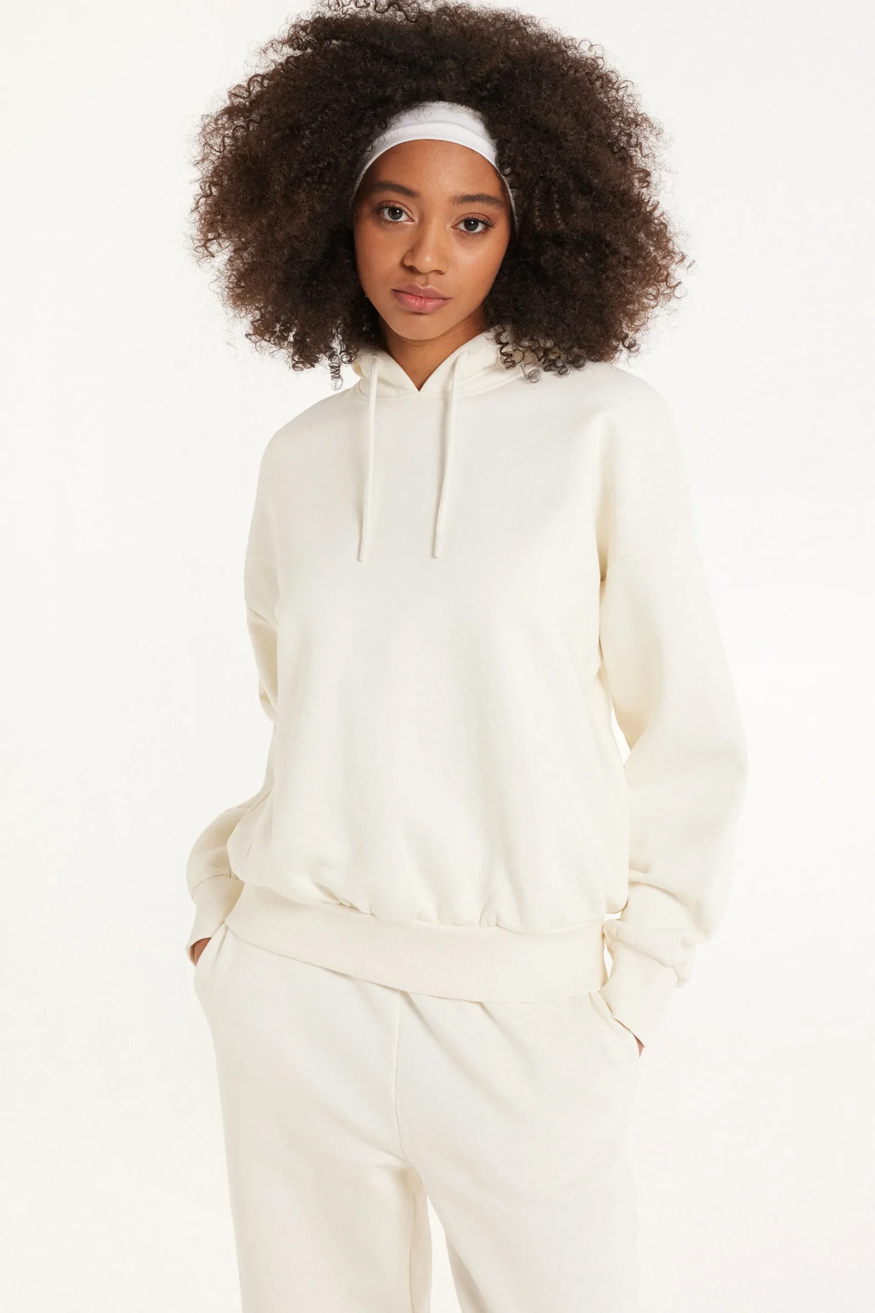 Heavy Long-Sleeved Hoodie - Tracksuits - Women | Tezenis