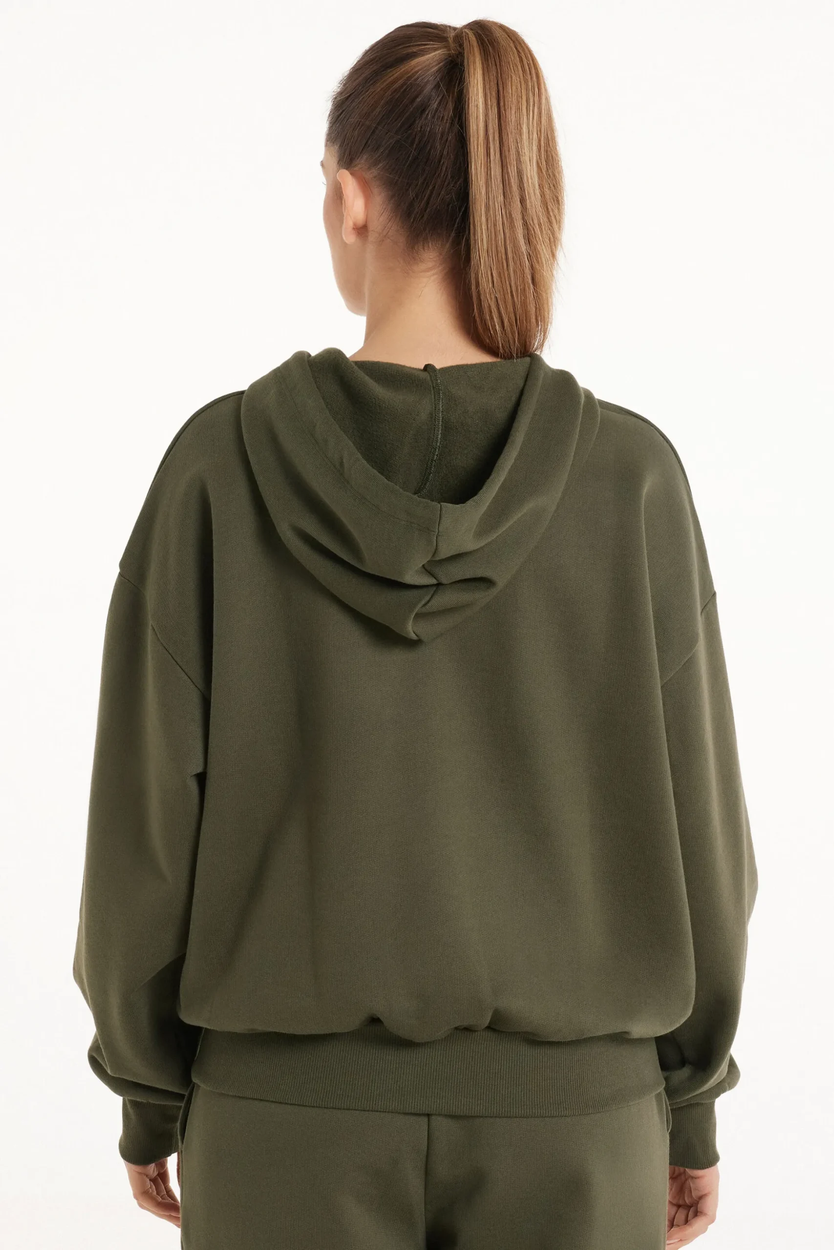 Heavy Long-Sleeved Hoodie - Tracksuits - Women | Tezenis