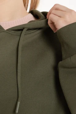 Heavy Long-Sleeved Hoodie - Tracksuits - Women | Tezenis