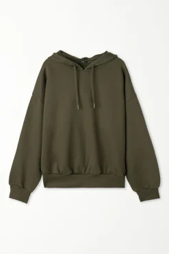 Heavy Long-Sleeved Hoodie - Tracksuits - Women | Tezenis