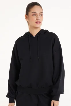 Heavy Long-Sleeved Hoodie - Tracksuits - Women | Tezenis
