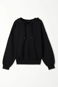 Heavy Long-Sleeved Hoodie - Tracksuits - Women | Tezenis