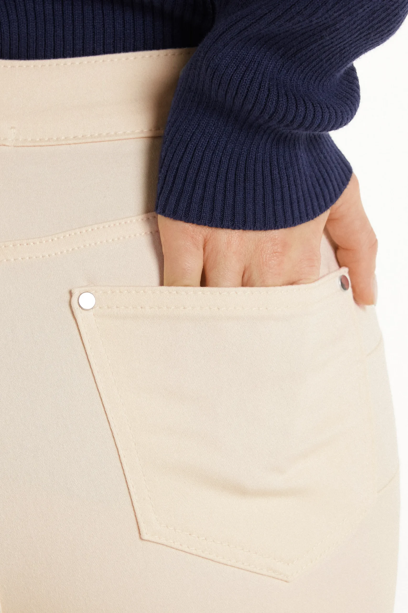 High Waist Push Up Effect Jeggings - Leggings - Women | Tezenis
