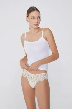 High-Cut Lace Brazilian Panties - Cheeky Briefs - Women | Tezenis