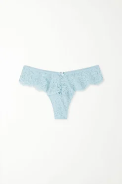 High-Cut Lace Brazilian Panties - Cheeky Briefs - Women | Tezenis
