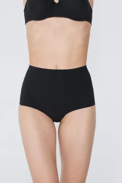 High-Waisted Raw-Cut Microfiber Hipsters - French Cut - Women | Tezenis