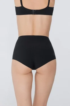 High-Waisted Raw-Cut Microfiber Hipsters - French Cut - Women | Tezenis