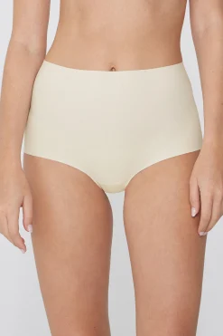 High-Waisted Raw-Cut Microfiber Hipsters - French Cut - Women | Tezenis