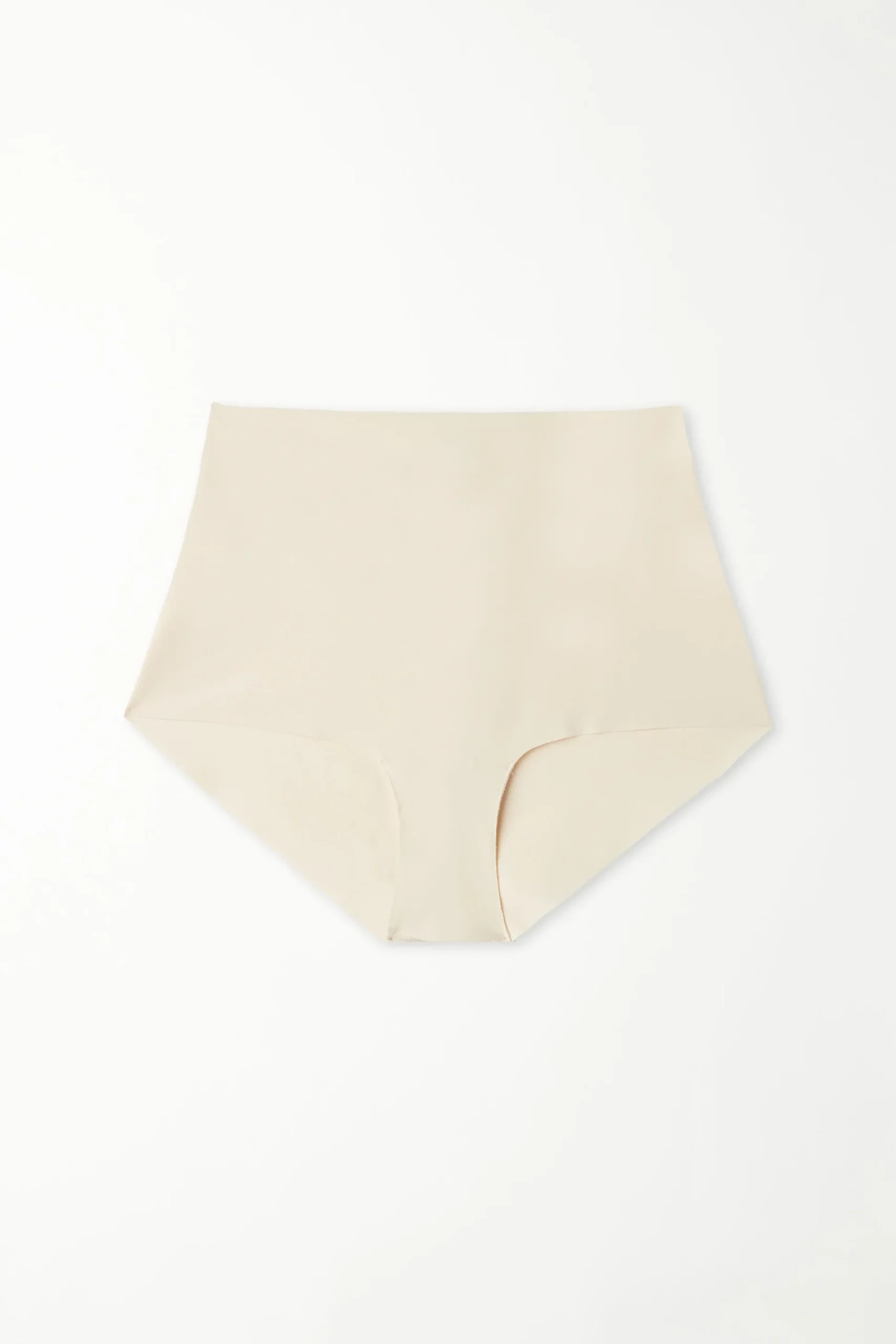High-Waisted Raw-Cut Microfiber Hipsters - French Cut - Women | Tezenis