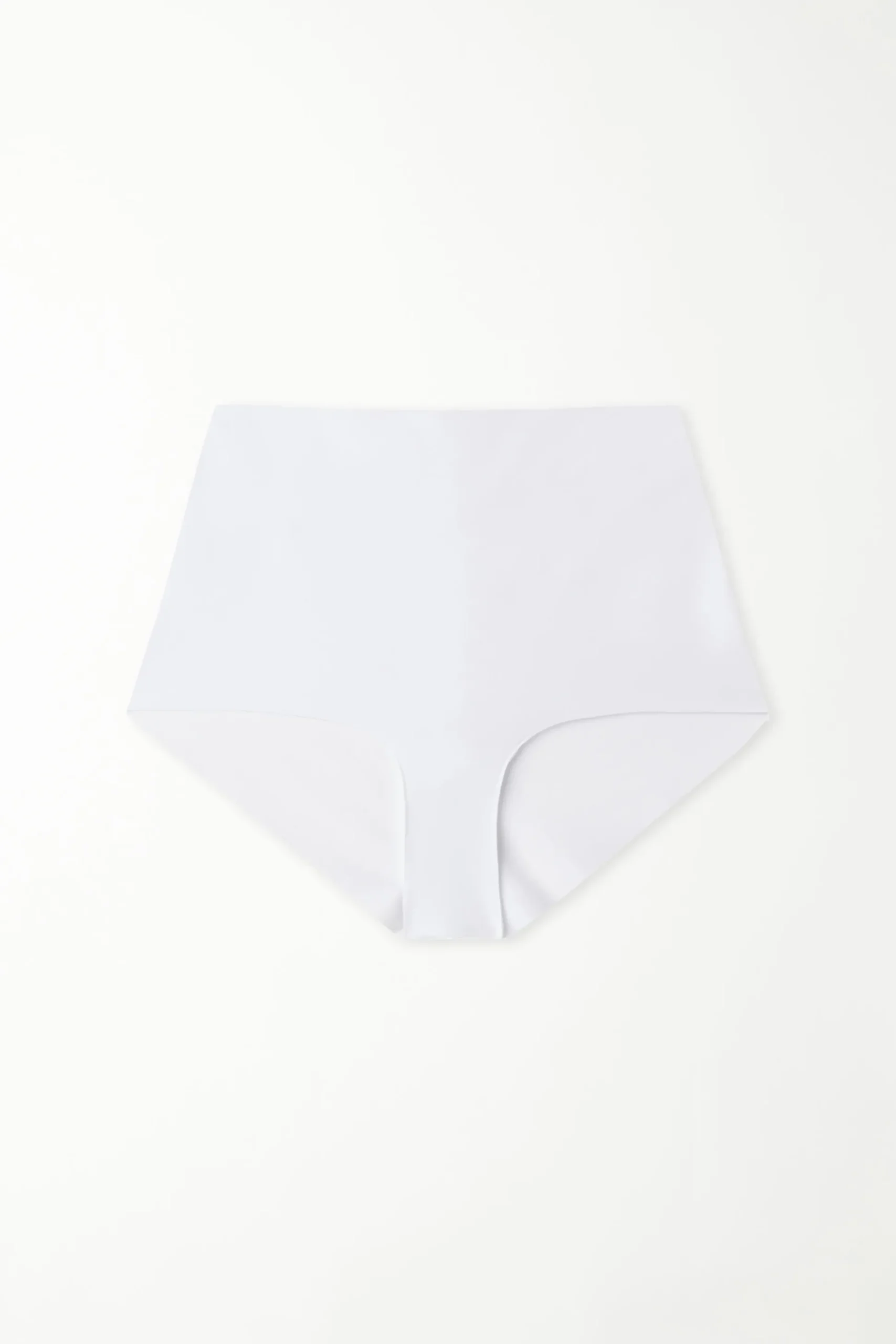 High-Waisted Raw-Cut Microfiber Hipsters - French Cut - Women | Tezenis