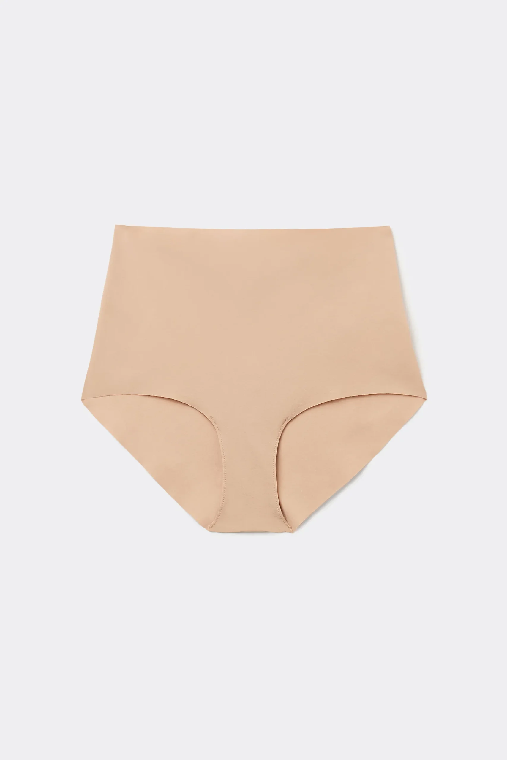High-Waisted Raw-Cut Microfiber Hipsters - French Cut - Women | Tezenis