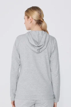 Hoodie Sweatshirt With Zipper And Drawstring - Tracksuits - Women | Tezenis
