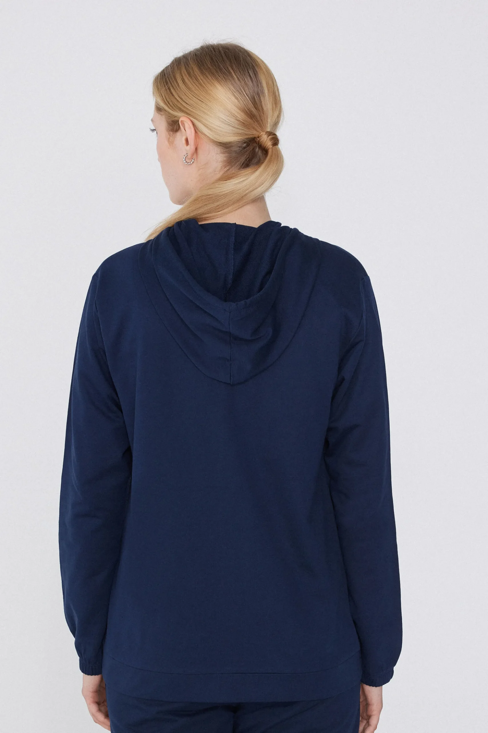Hoodie Sweatshirt With Zipper And Drawstring - Tracksuits - Women | Tezenis