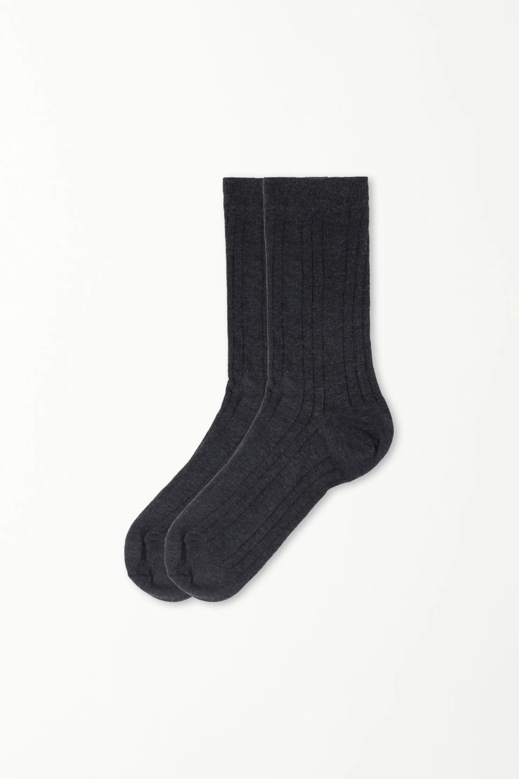 Irregular Ribbed 3/4-Length Socks - Socks - Women | Tezenis